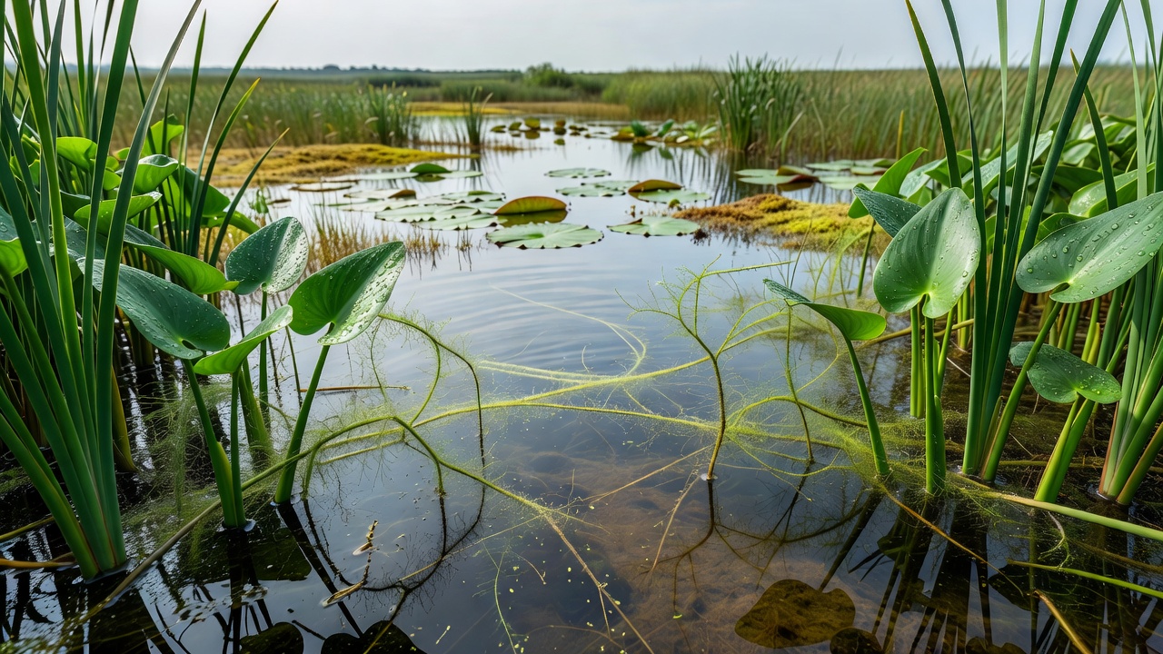 The Interconnected Web of Wetland Flora and Nutrient Dynamics in Isolated Habitats